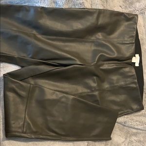 Faux Leather Pants